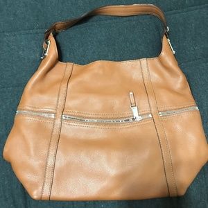 Tan Leather Tignanello Hobo Purse